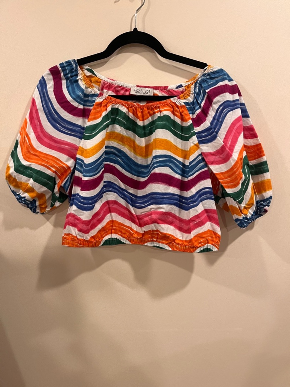 Rachel Zoe Cropped Blouse Size